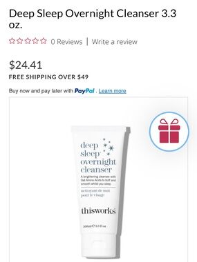 This Works Deep Sleep Overnight Cleanser — White